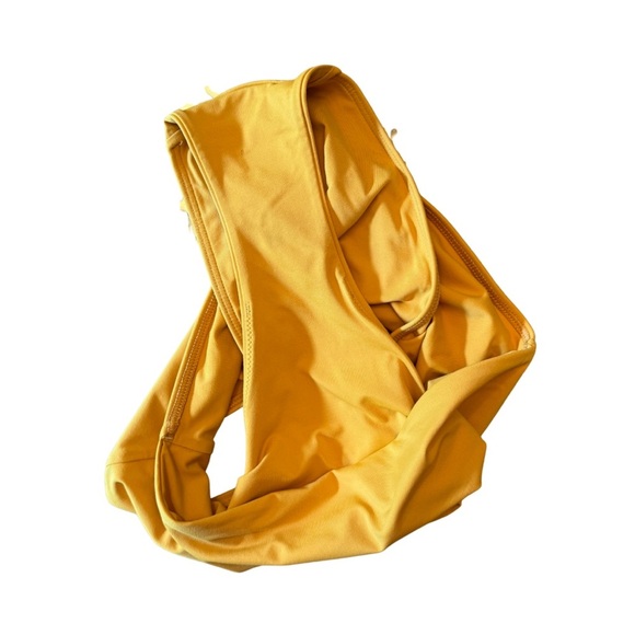 Everlane ReNew Square Neck Bikini Set | Mustard Yellow | Size Small - Picture 8 of 14